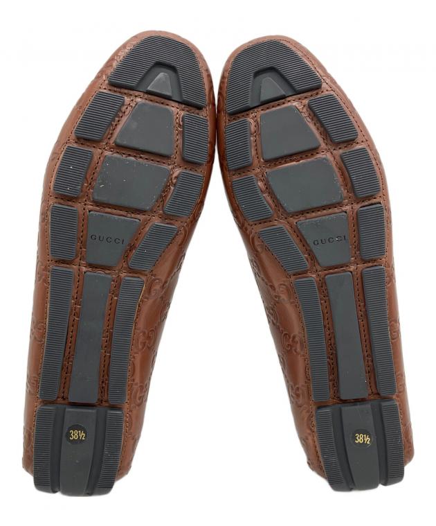 中古・古着通販】GUCCI (グッチ) ビットローファー ブラウン サイズ:38