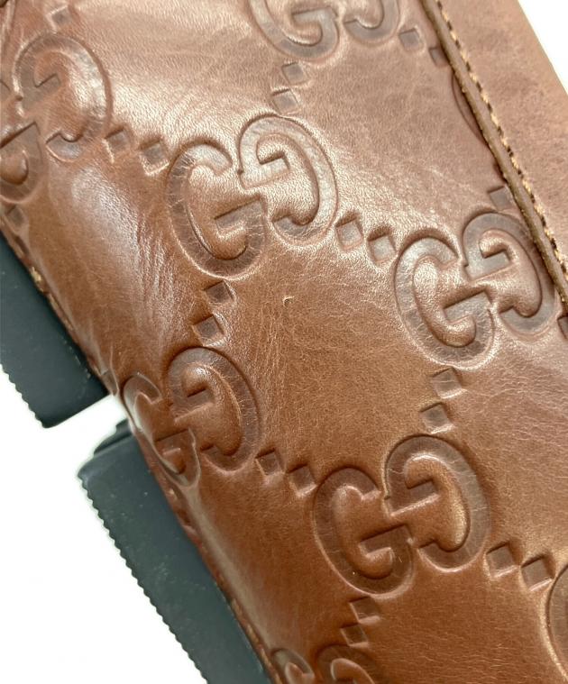 中古・古着通販】GUCCI (グッチ) ビットローファー ブラウン サイズ:38