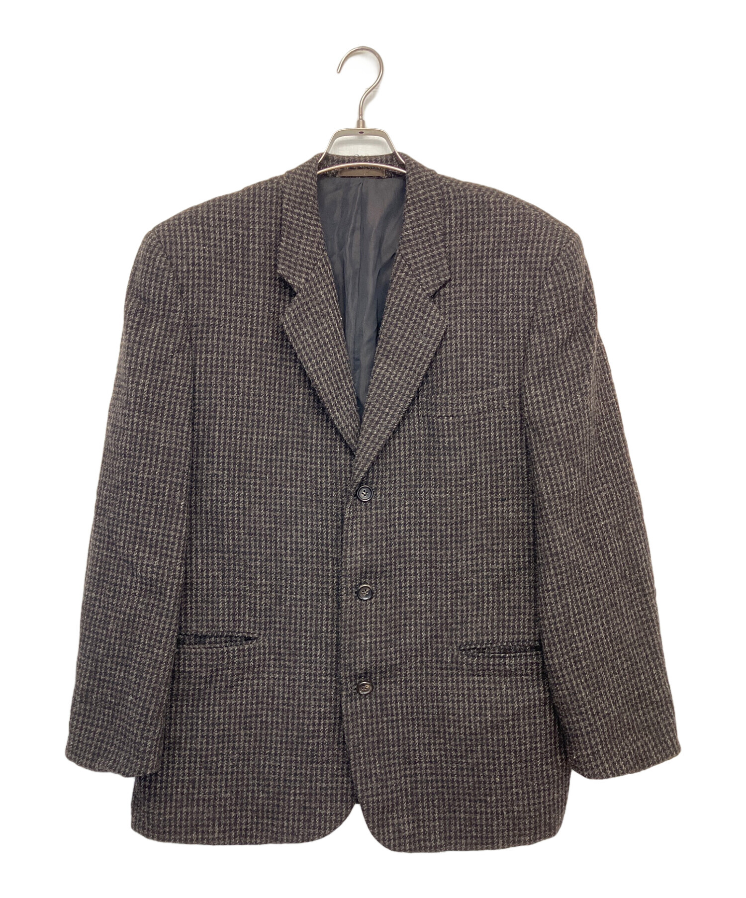 ☆美品☆COMME des GARCONS テーラードジャケット ダークブラウン 中古・古着通販】COMME des GARCONS HOMME (コムデギャルソン オム