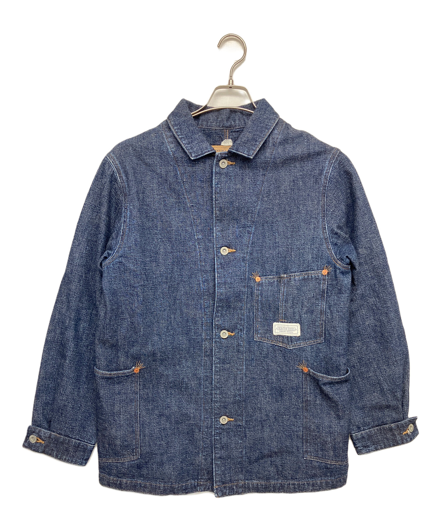 PHERROW'S デニムカバーオール 38 中古・古着通販】PHERROW'S (フェローズ) 100WJ カバーオール