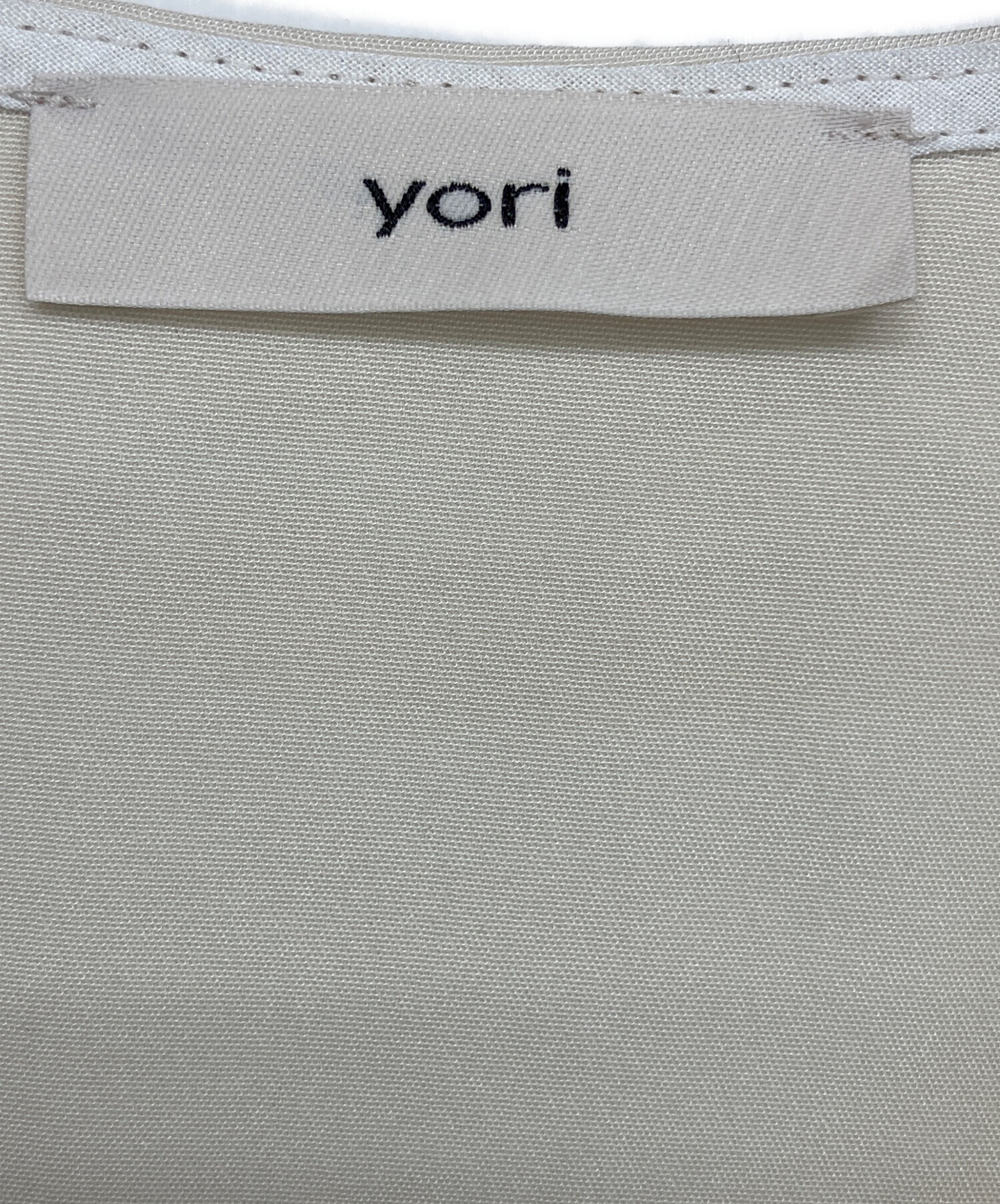 中古・古着通販】YORI (ヨリ) ノースリーブシャツ ベージュ サイズ 
