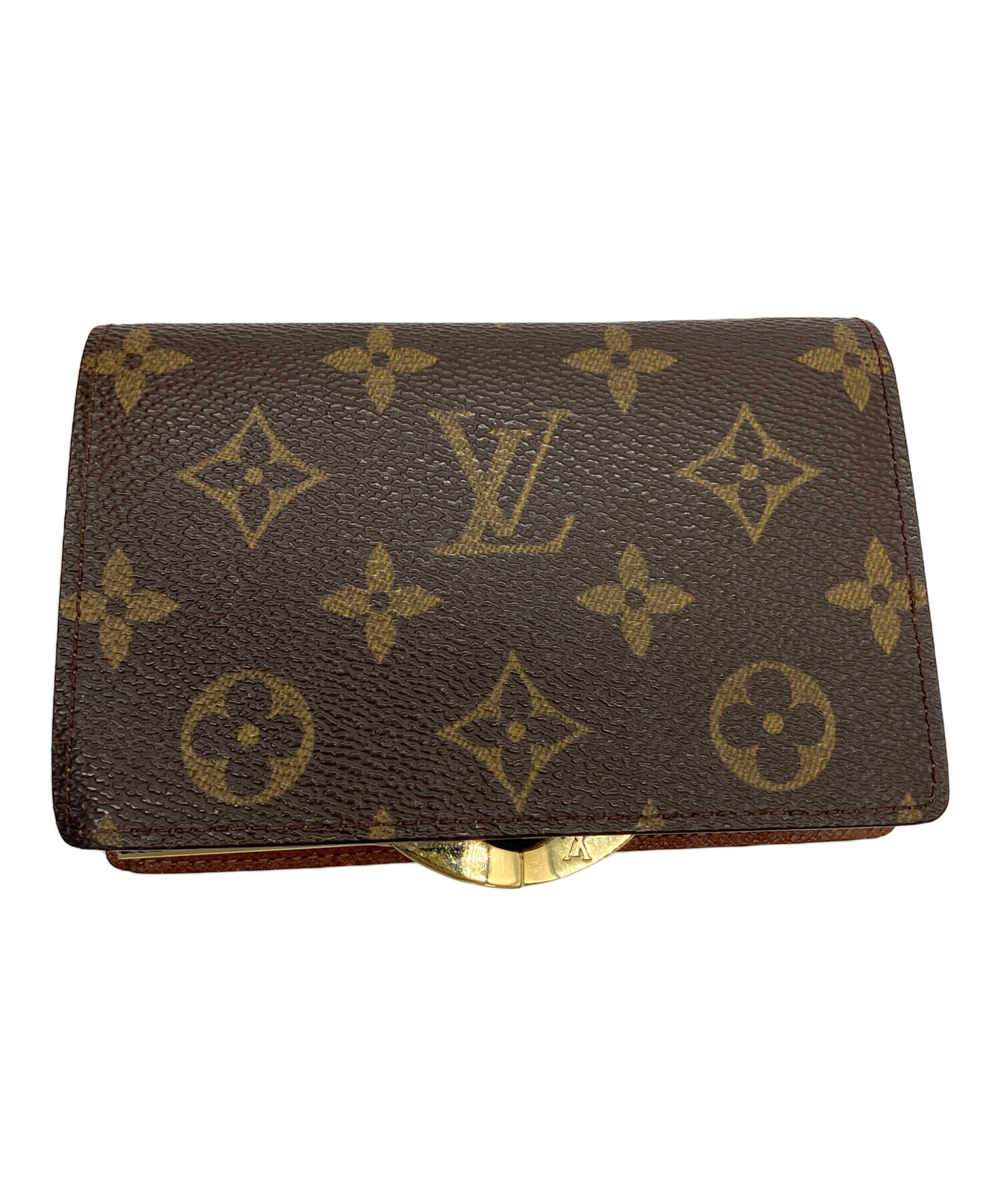 未使用に近い ルイヴィトン　ポルト モネ・ビエ ヴィエノワ カーフ ノワール 中古・古着通販】LOUIS VUITTON (ルイ ヴィトン) ポルトモネ・ビエ