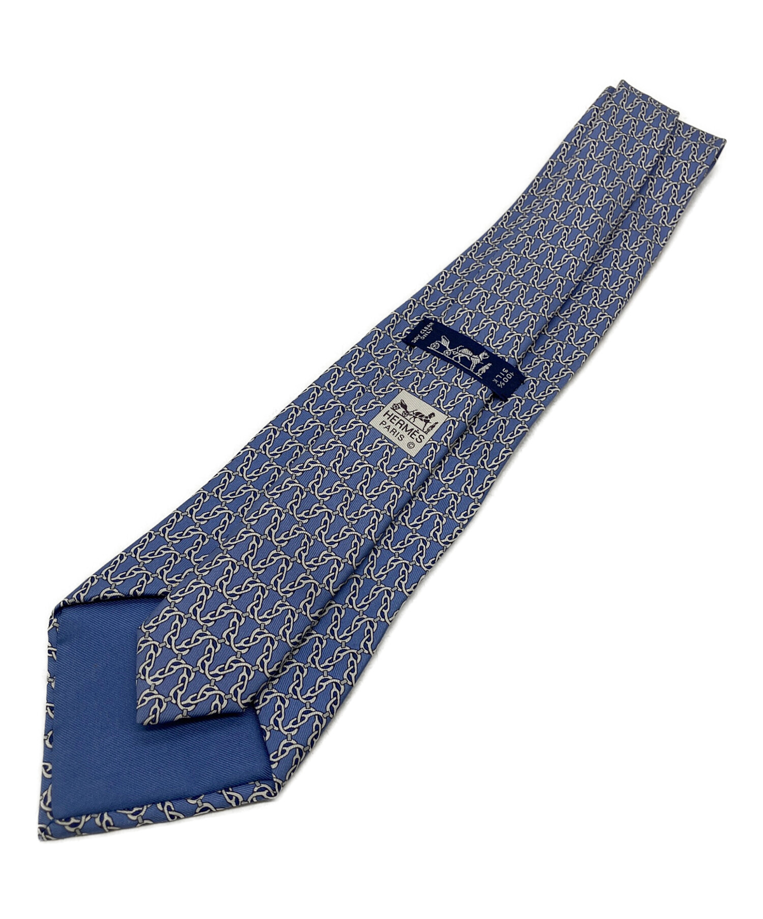中古・古着通販】HERMES (エルメス) ネクタイ ブルー サイズ:FREE