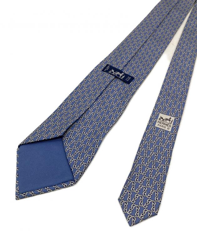 中古・古着通販】HERMES (エルメス) ネクタイ ブルー サイズ:FREE