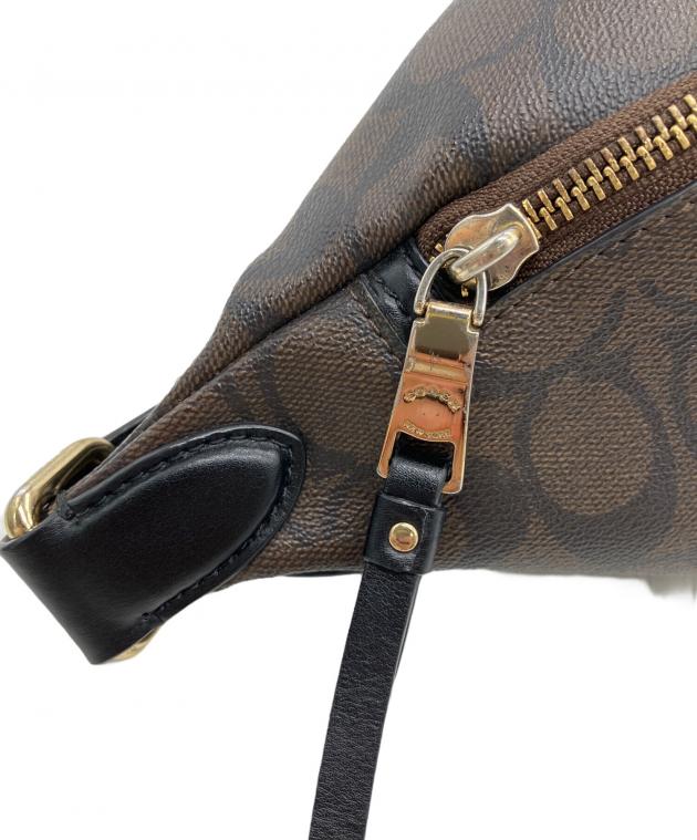 中古・古着通販】COACH (コーチ) シグネチャー ボディバッグ ブラウン