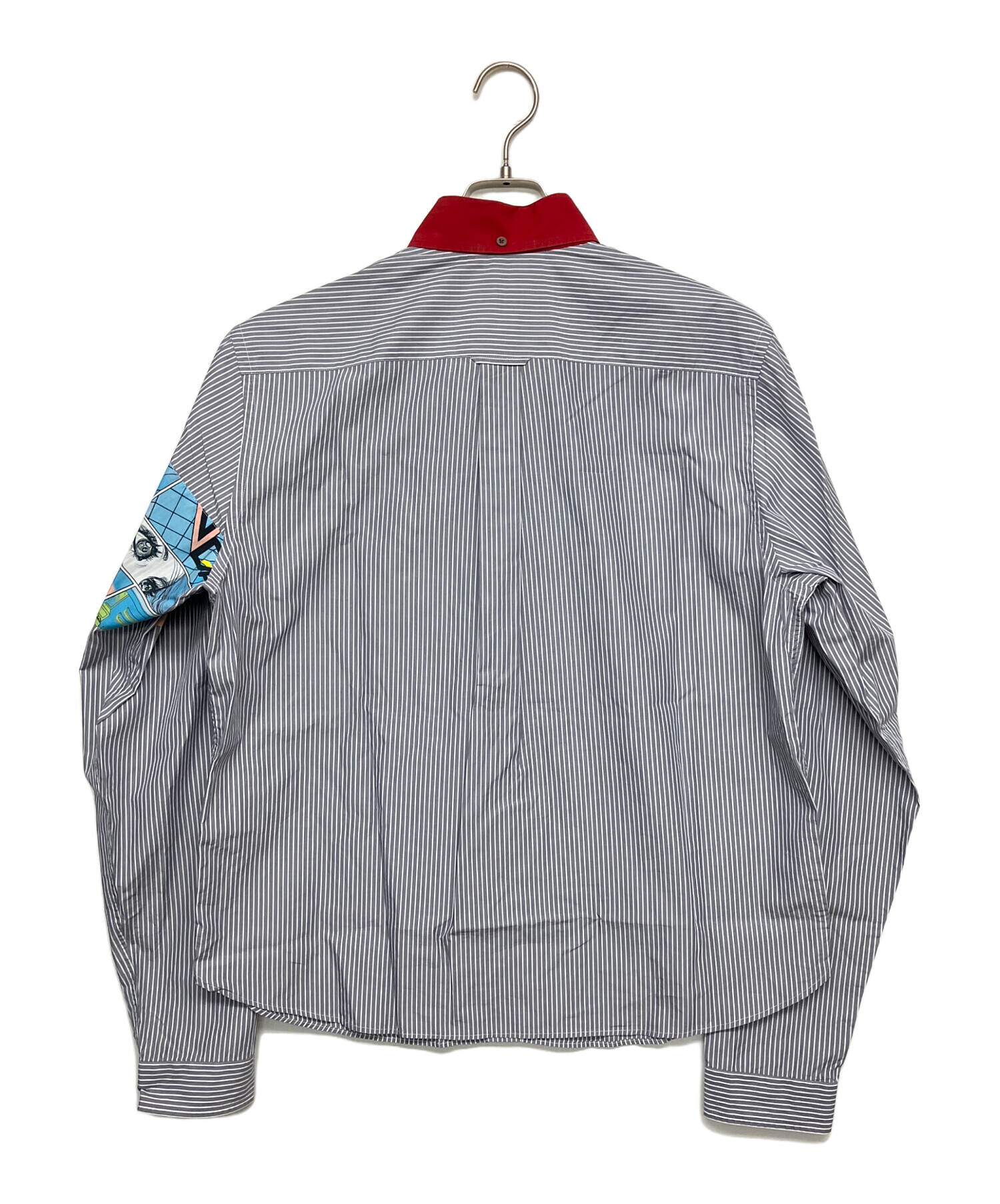 中古・古着通販】PRADA (プラダ) 2018SS COMIC STRIPE L/S SHIRT 長袖