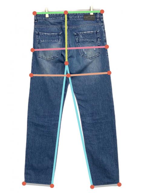 中古・古着通販】FENDI (フェンディ) デニムパンツ ネイビー サイズ
