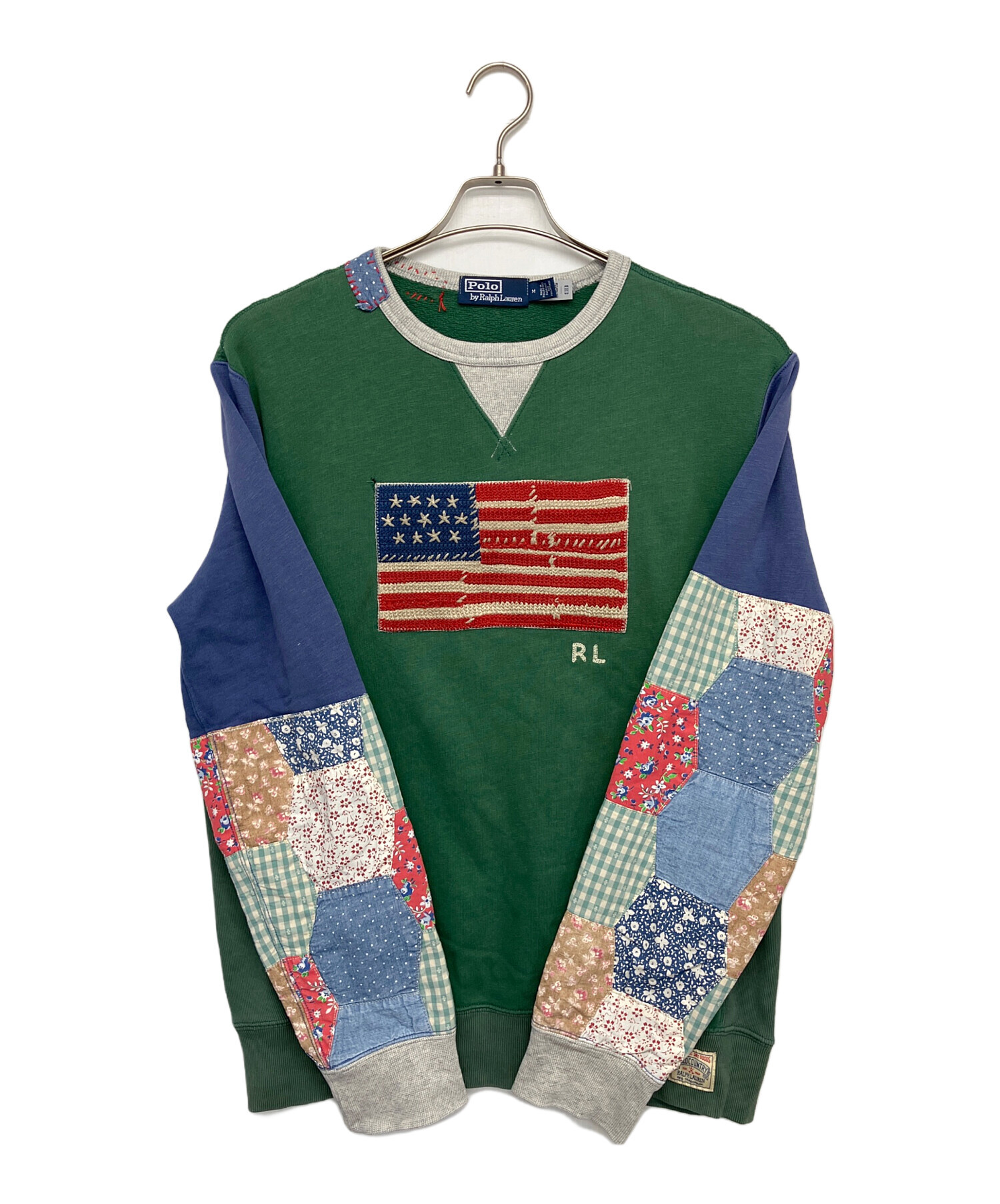 90s ラルフローレン　パッチワーク　ベスト　星条旗　猟犬 中古・古着通販】POLO RALPH LAUREN (ポロ・ラルフローレン) 星条旗