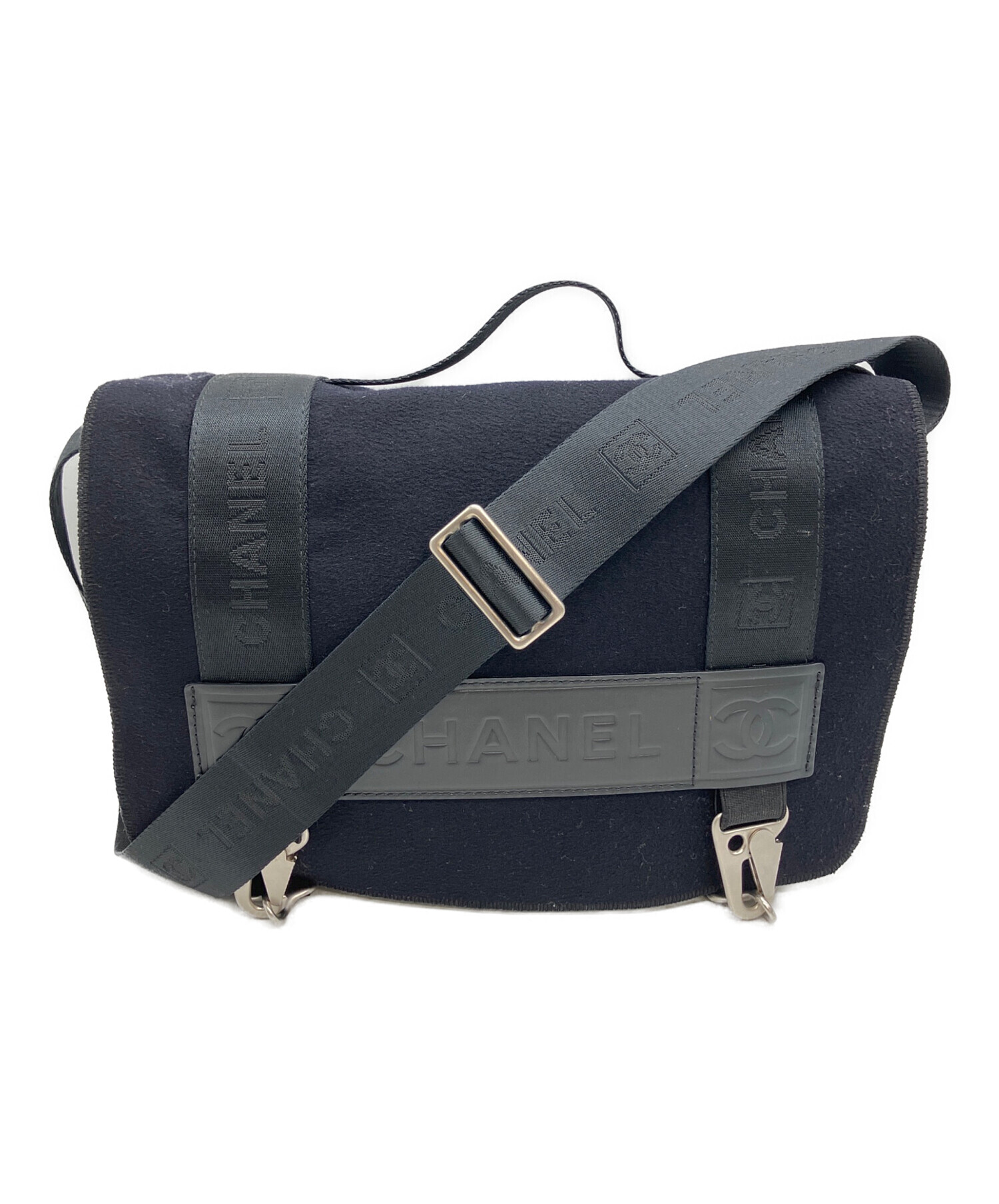 激レア 正規品 CHANEL 着画あり スポーツライン　メッセンジャーバッグ 中古・古着通販】CHANEL (シャネル) スポーツ メッセンジャーバッグ