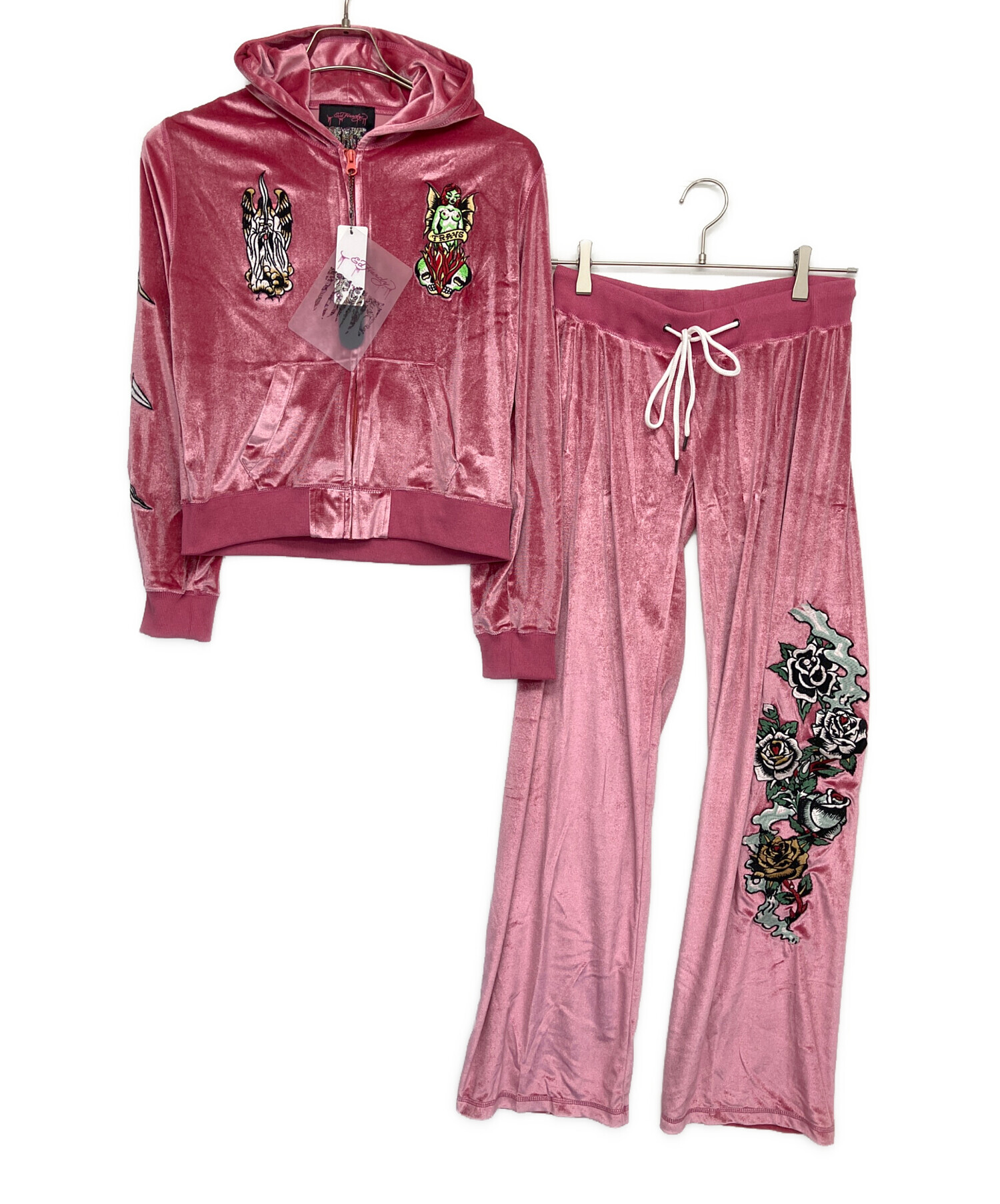 中古・古着通販】TRAVS (トラビス) Ed Hardy (エド ハーディー) ベロア