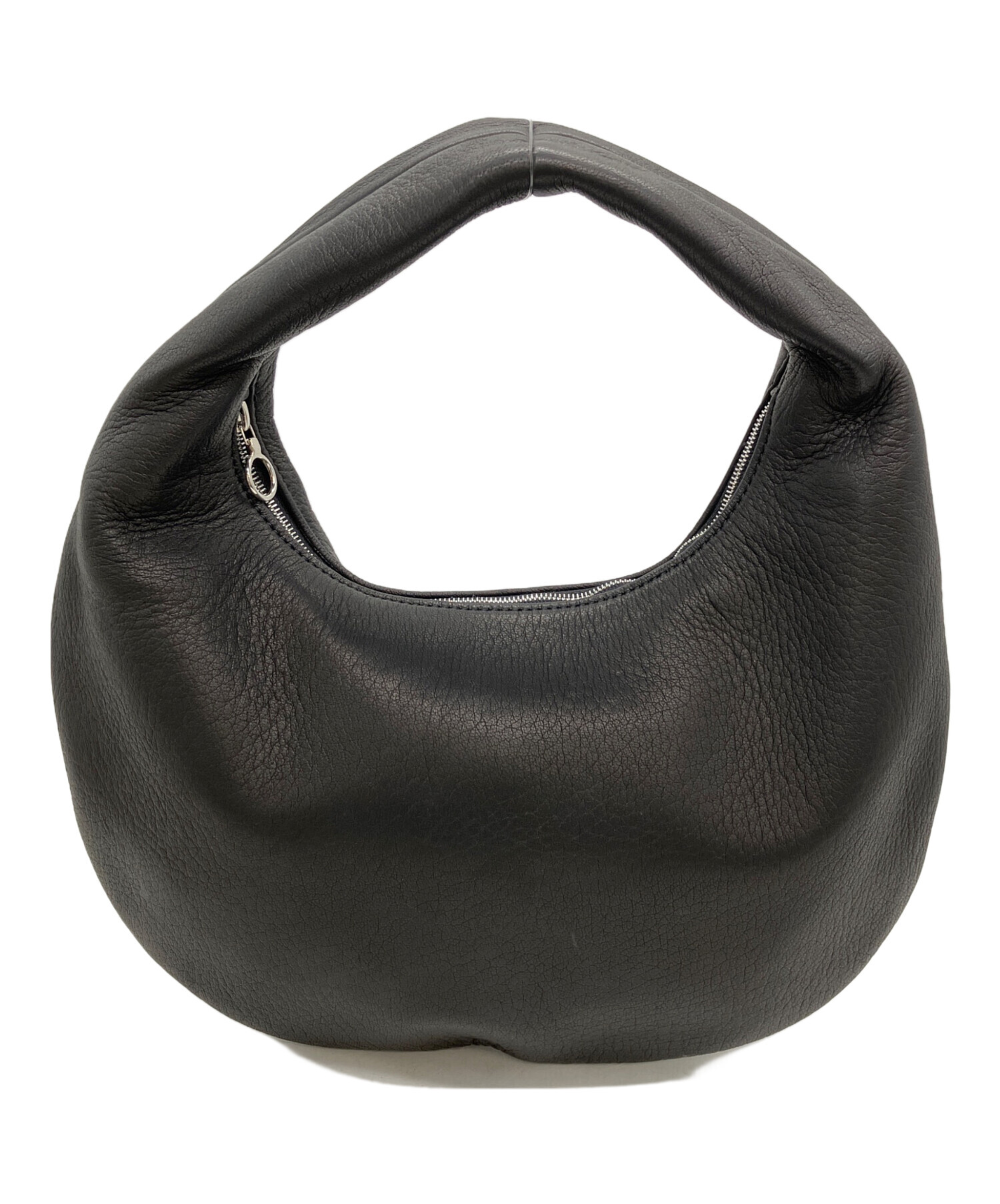 中古・古着通販】Aeta (アエタ) LEATHER ROUND ONE SHOULDER ブラック 