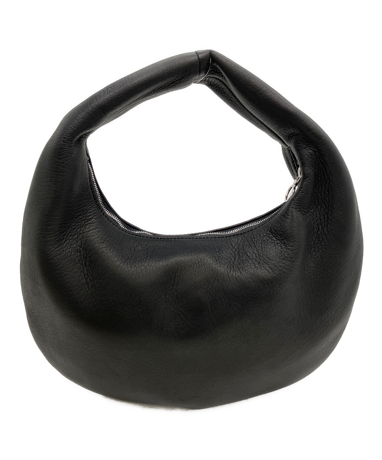 中古・古着通販】Aeta (アエタ) LEATHER ROUND ONE SHOULDER ブラック