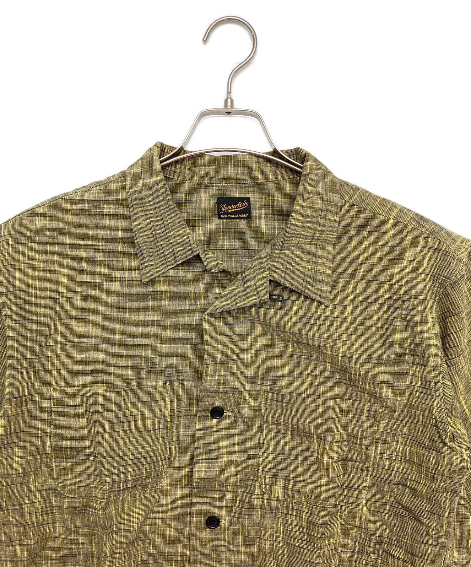 N*E様 Tenderloin 半袖シャツ Lサイズ 中古・古着通販】TENDERLOIN (テンダーロイン) 半袖シャツ カーキ