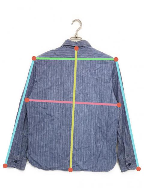 中古・古着通販】TENDERLOIN (テンダーロイン) 長袖シャツ ブルー