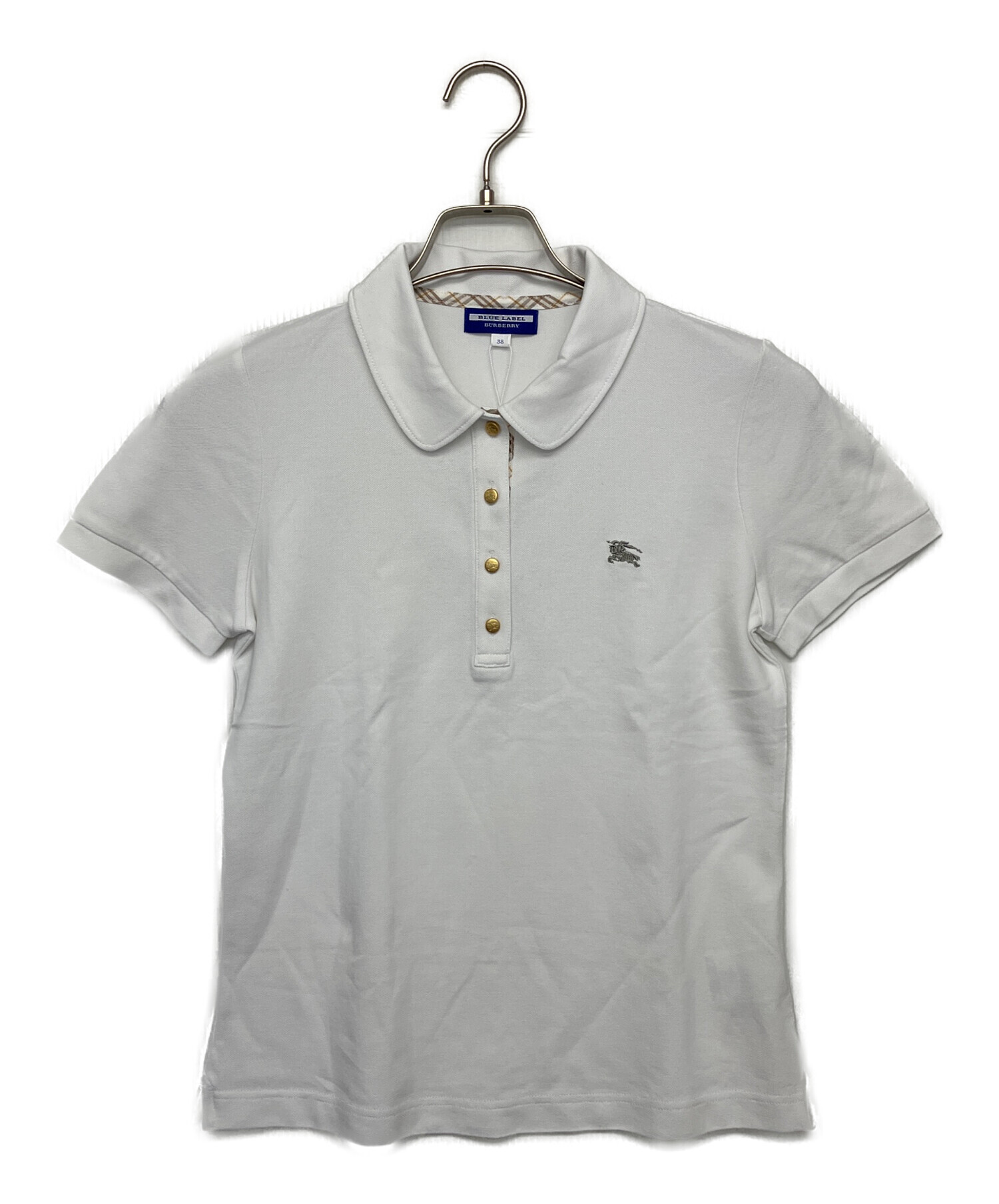 バーバリーブルーレーベル BURBERRY BLUE LABEL ポロシャツ38 中古・古着通販】BURBERRY BLUE LABEL (バーバリー ブルー レーベル