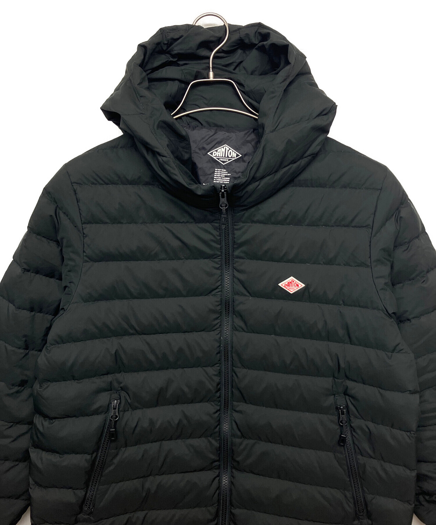新品タグ付き　ダントン　美品　コート　115　ネイビー　子供服　未使用品 中古・古着通販】DANTON (ダントン) DT-A0566 ダウンコート ブラック