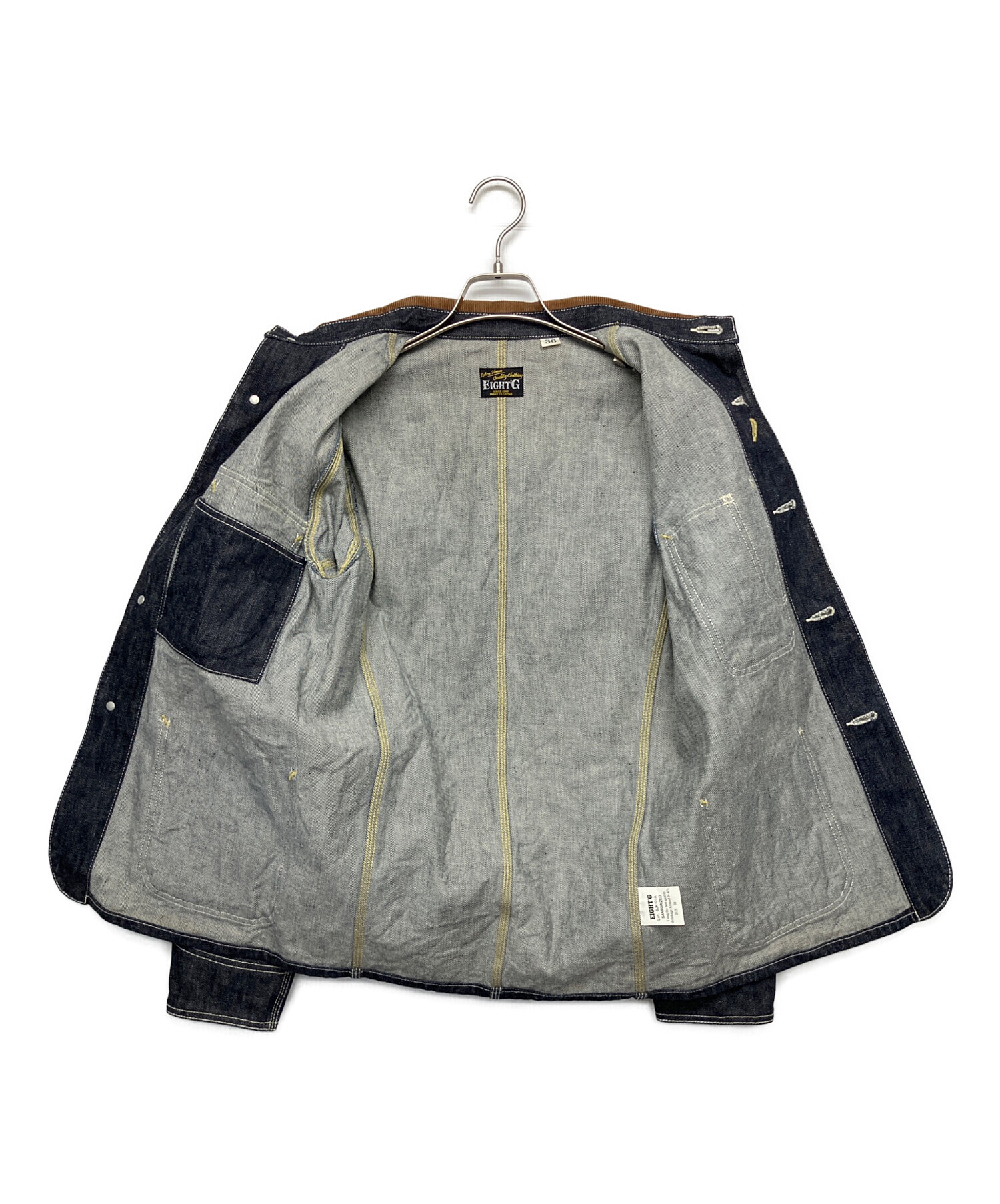 中古・古着通販】EIGHT G (エイトジー) カバーオール ネイビー サイズ