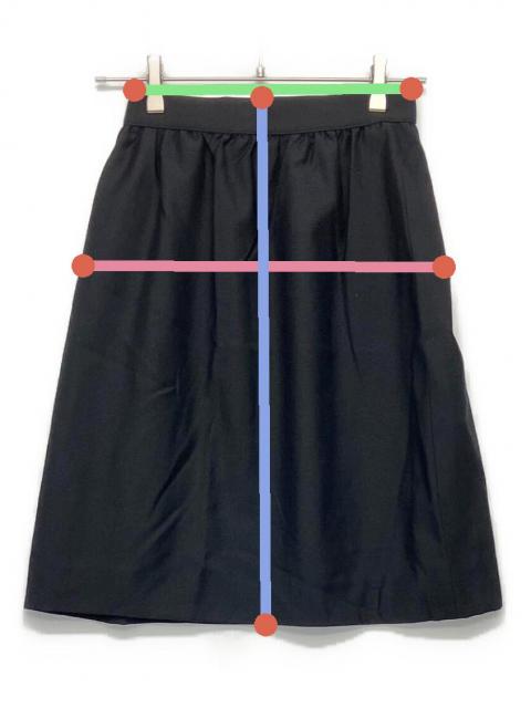 中古・古着通販】FENDI (フェンディ) スカート ブラック サイズ:38
