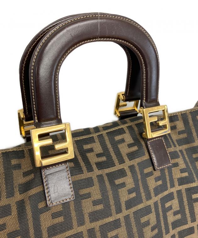中古・古着通販】FENDI (フェンディ) ズッカ トートバッグ ブラック
