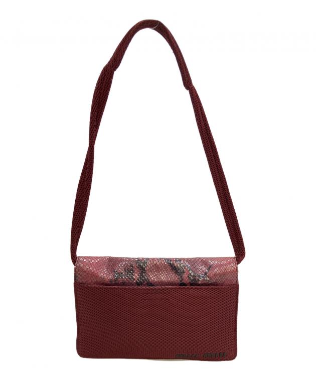 中古・古着通販】MIU MIU (ミュウミュウ) CROSS BODY PYTHON BAG 1999