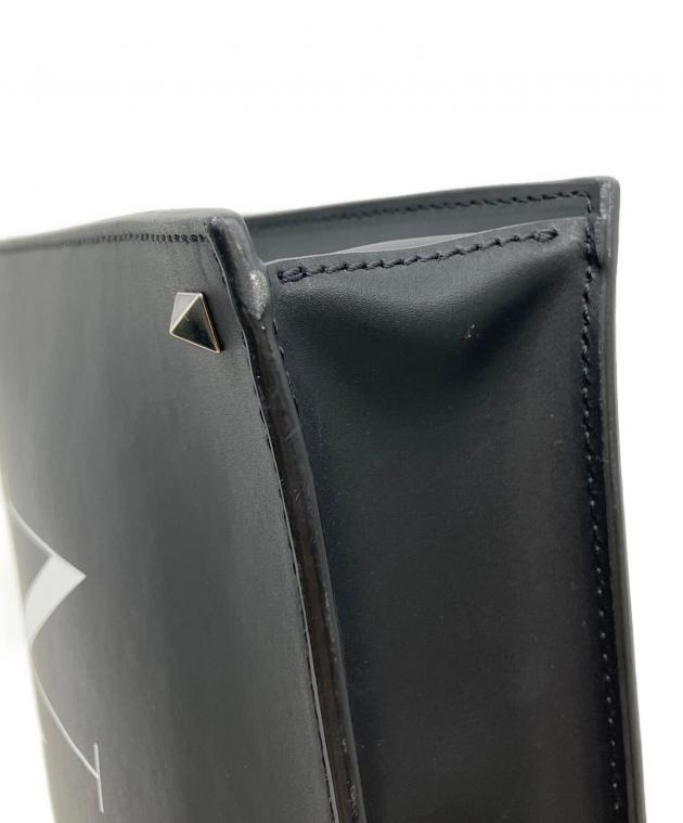 中古・古着通販】VALENTINO (ヴァレンティノ) クラッチバッグ ブラック