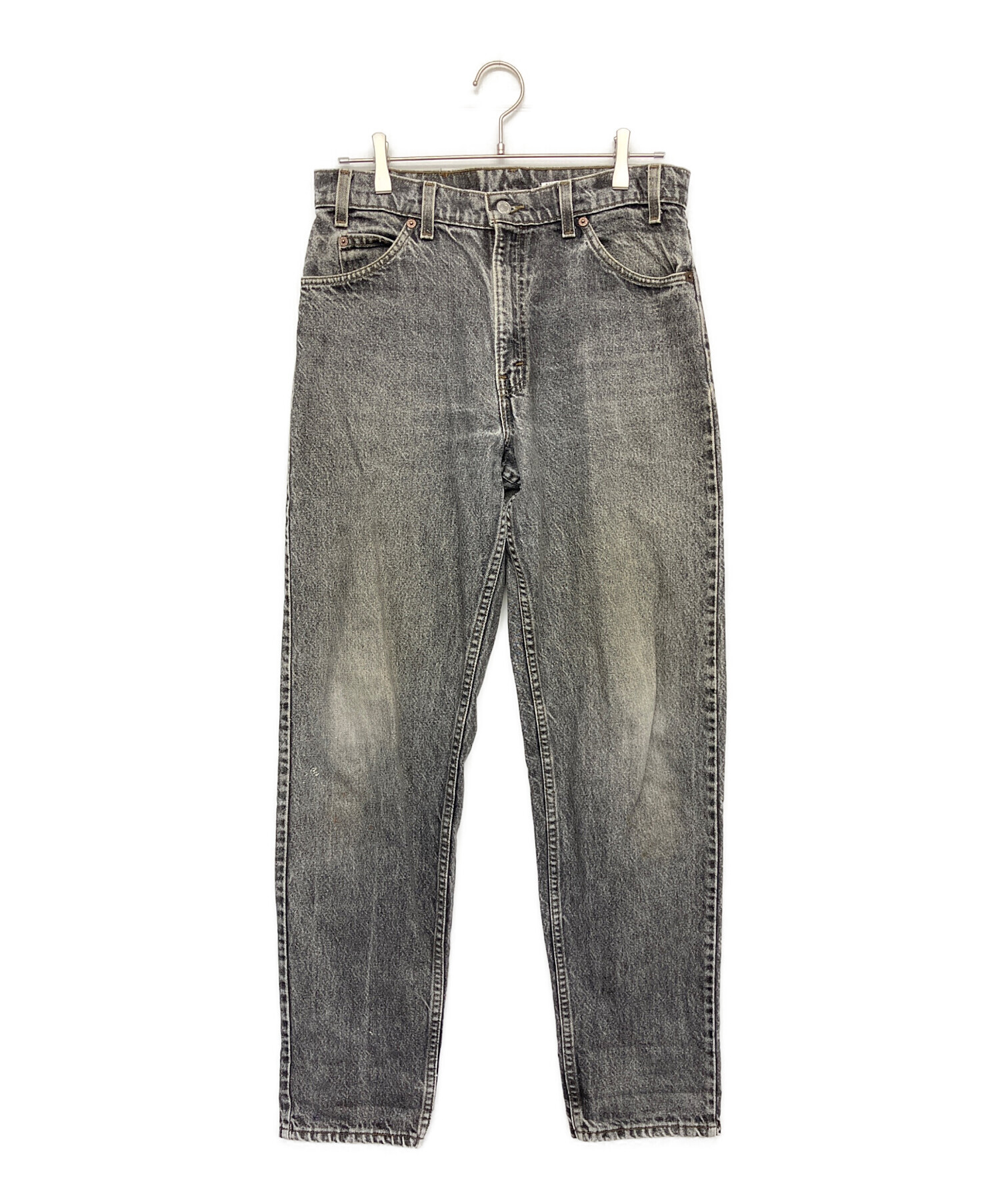中古・古着通販】LEVI'S (リーバイス) 90s 先染 ブラックデニムパンツ