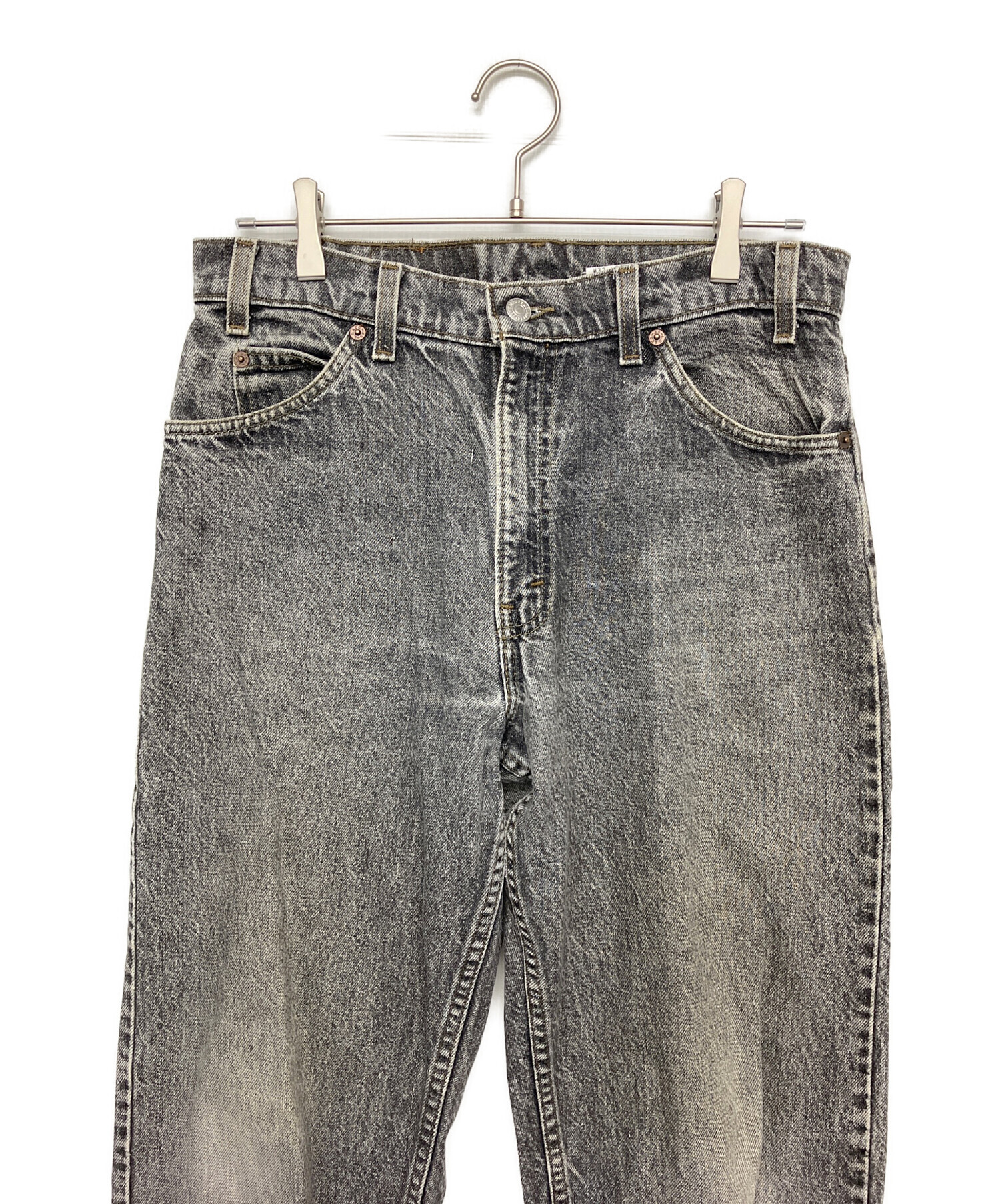 中古・古着通販】LEVI'S (リーバイス) 90s 先染 ブラックデニムパンツ
