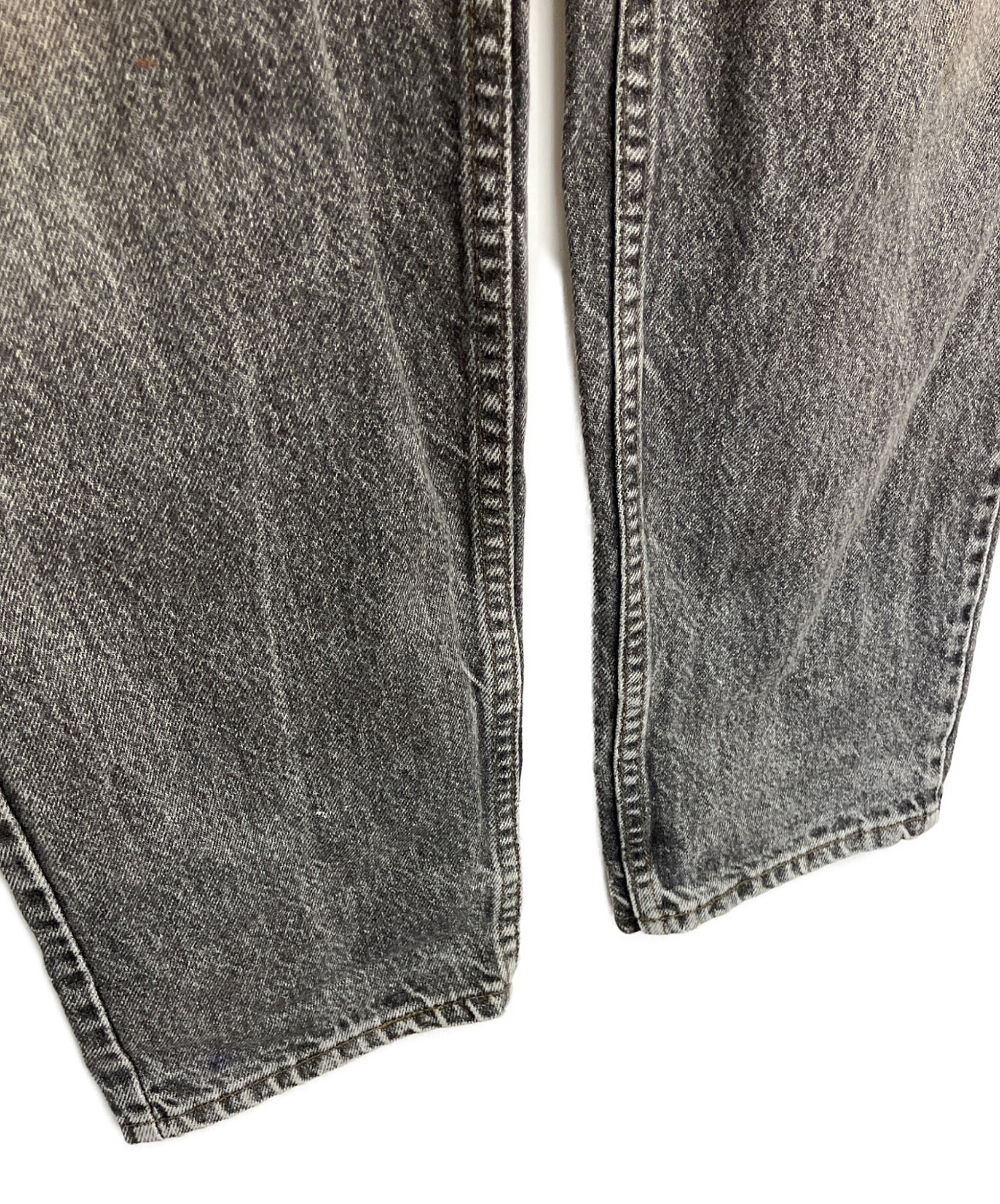 中古・古着通販】LEVI'S (リーバイス) 90s 先染 ブラックデニムパンツ