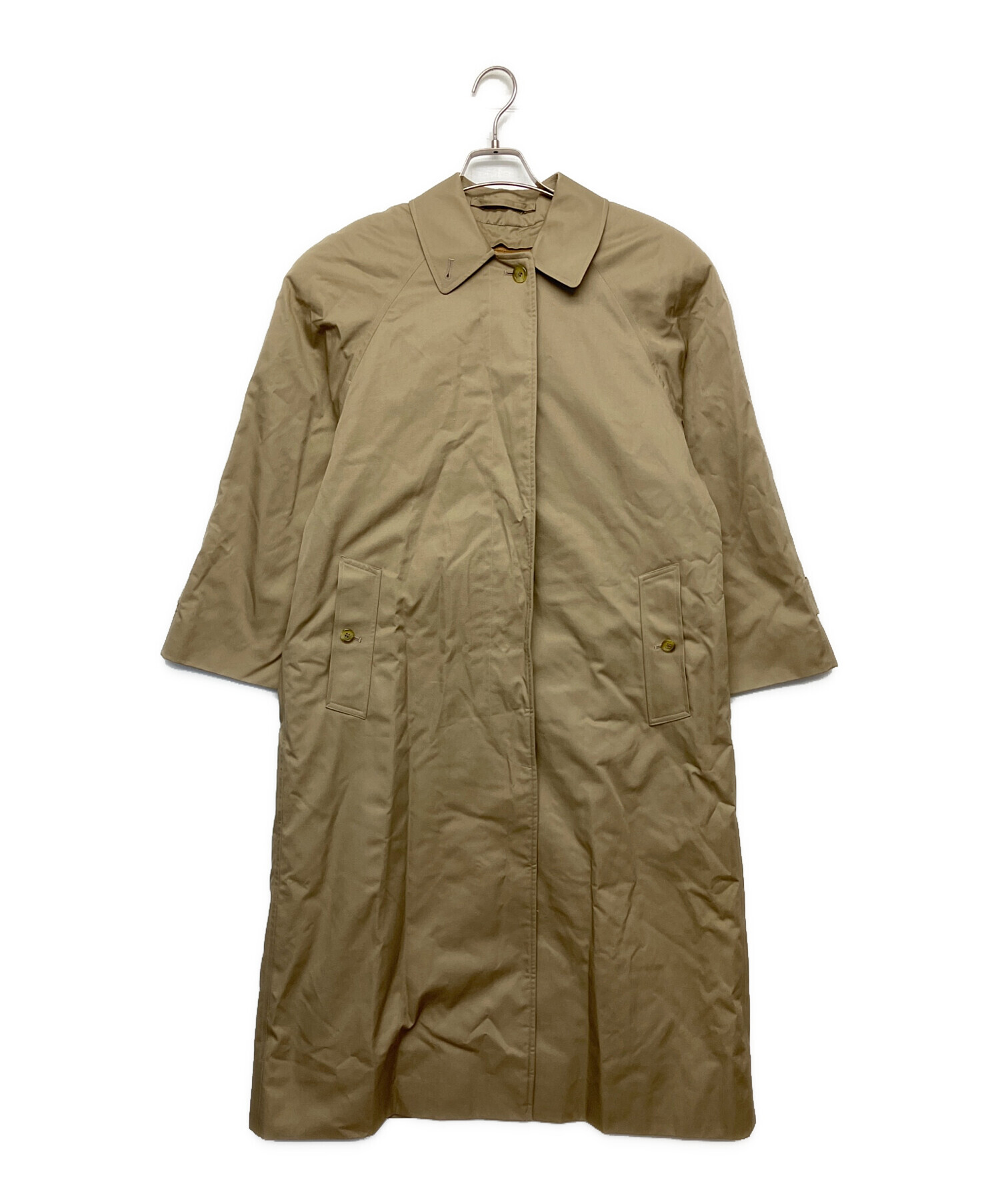 バーバリー　ステンカラーコート　ベージュ 中古・古着通販】BURBERRY (バーバリー) ステンカラーコート ベージュ