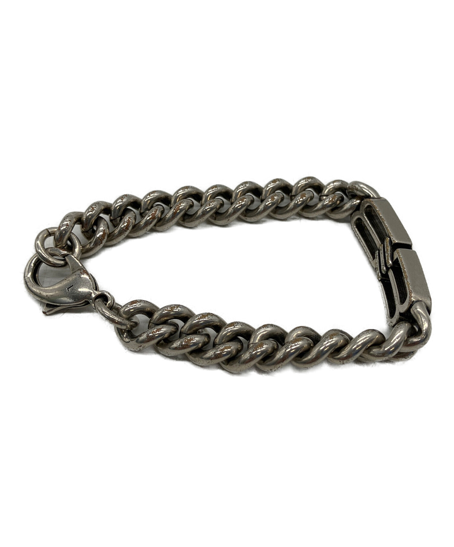 中古・古着通販】BALENCIAGA (バレンシアガ) ブレスレット シルバー