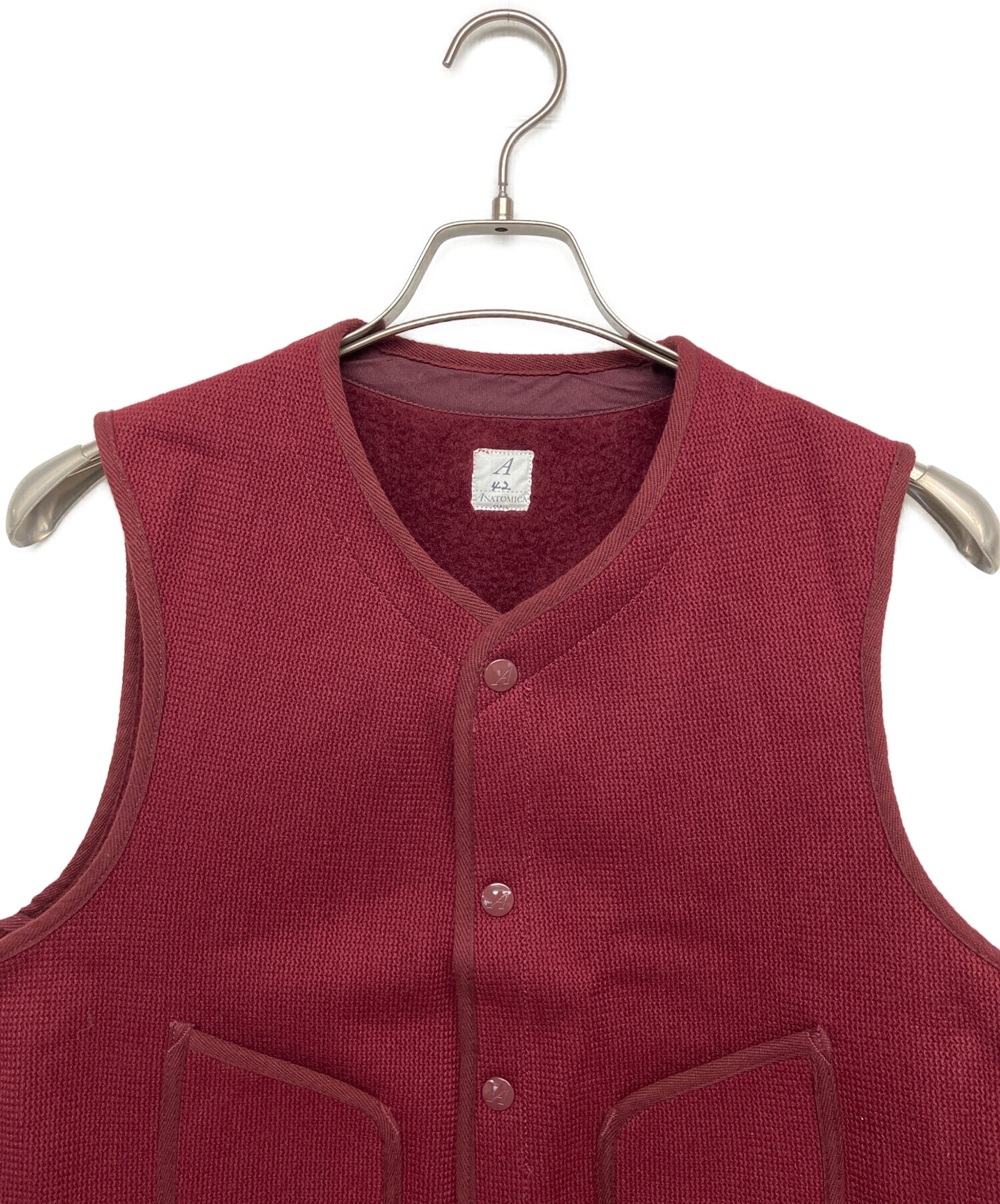 【アイテム】 ANATOMICA アナトミカ ブラウンズビーチ ウール　ベスト 中古・古着通販】ANATOMICA (アナトミカ) ビーチクロスウールベスト