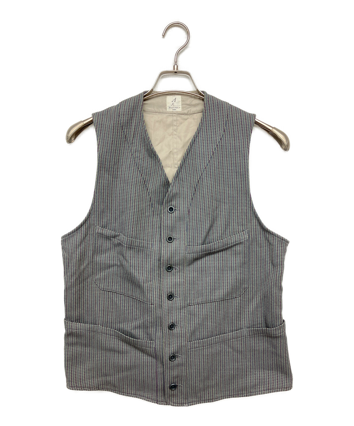 中古・古着通販】ANATOMICA (アナトミカ) ベスト グレー サイズ:M