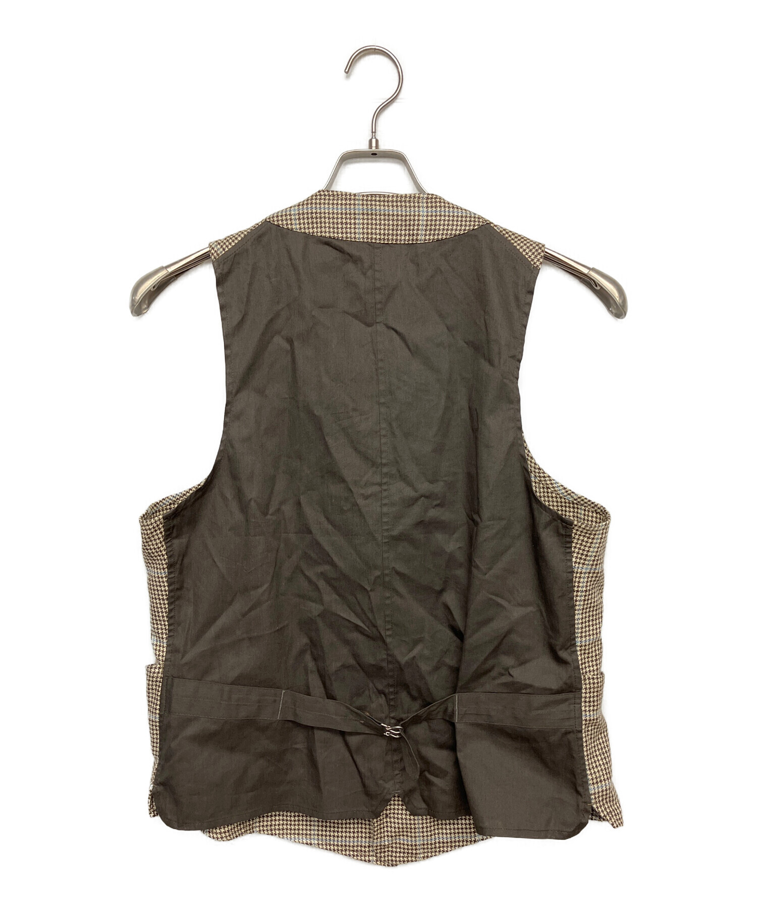 中古・古着通販】ANATOMICA (アナトミカ) ベスト アイボリー×ブラウン
