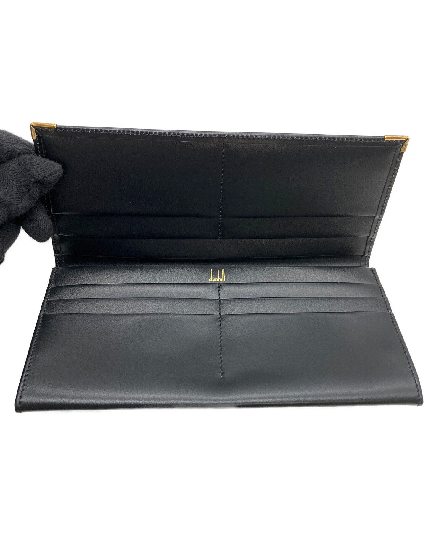 中古・古着通販】dunhill (ダンヒル) 長財布 ブラック｜ブランド・古着