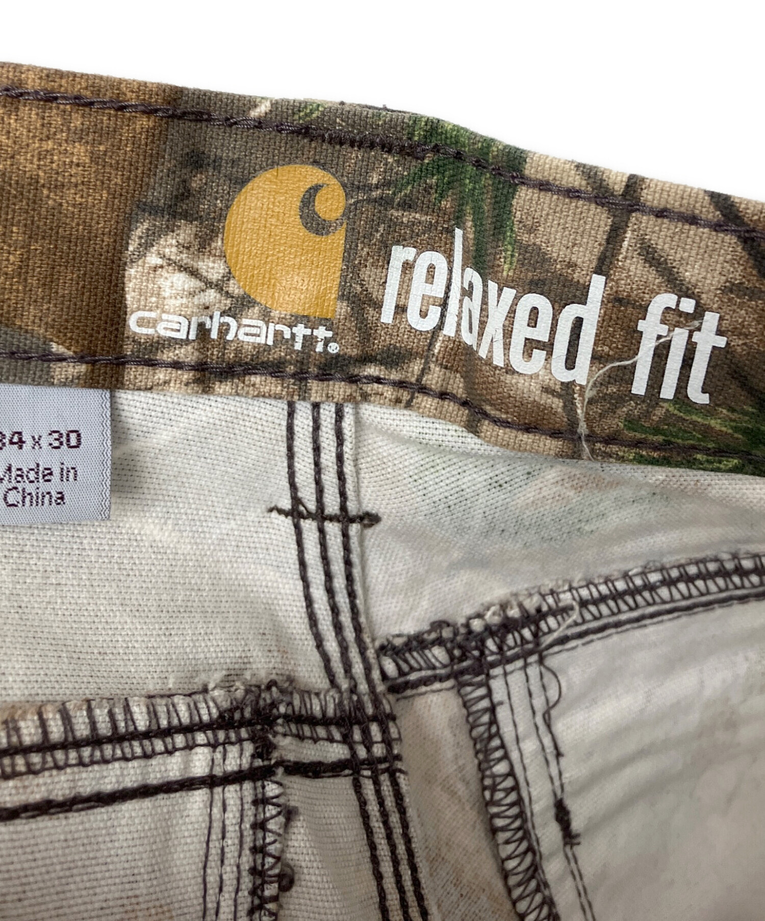 中古・古着通販】CarHartt (カーハート) リアルツリーパンツ ブラウン