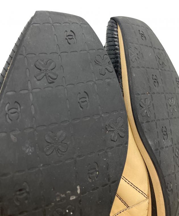 中古・古着通販】CHANEL (シャネル) ココマーク バイカラーレザー