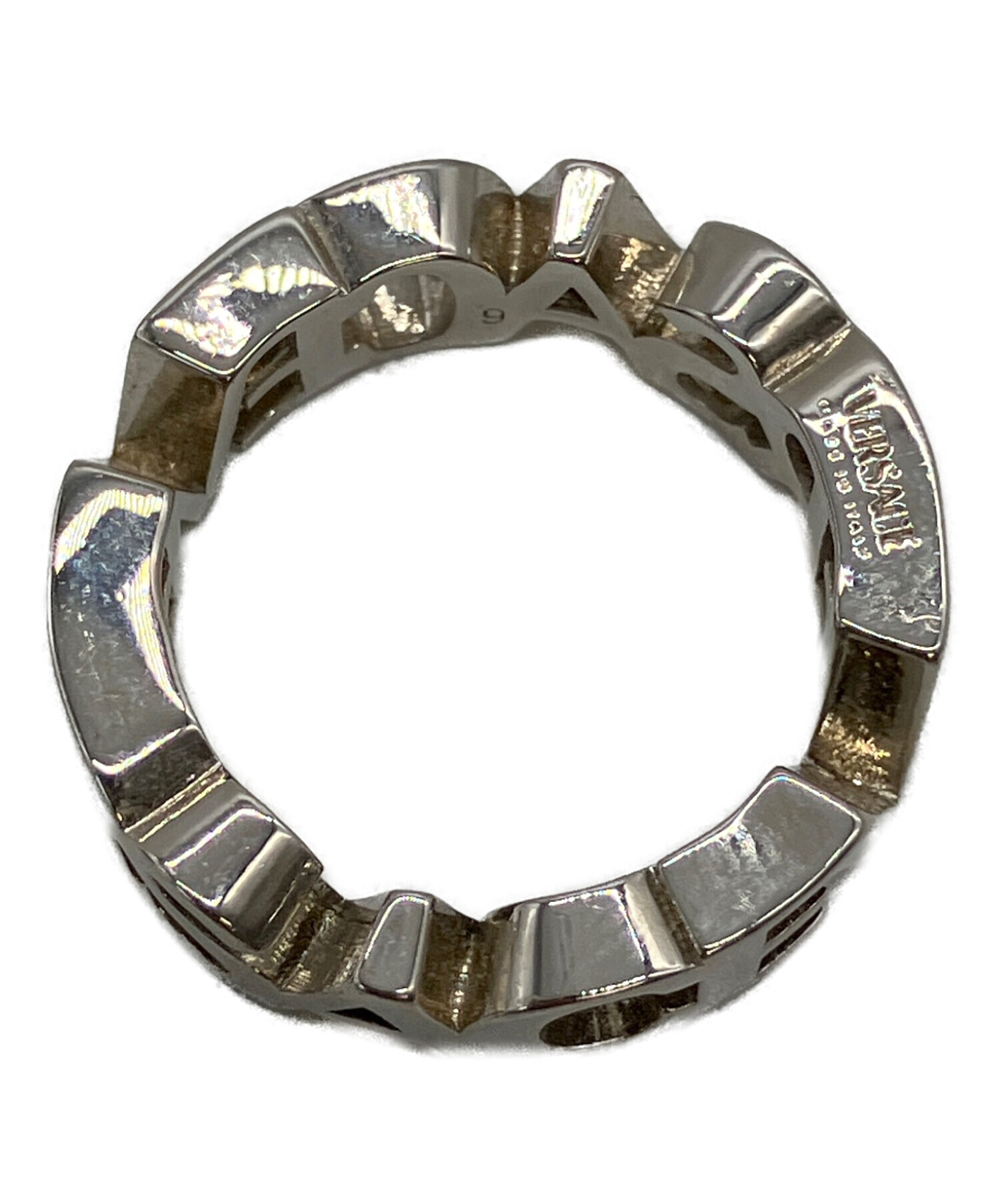 中古・古着通販】VERSACE (ヴェルサーチェ) ロゴリング サイズ:9号 