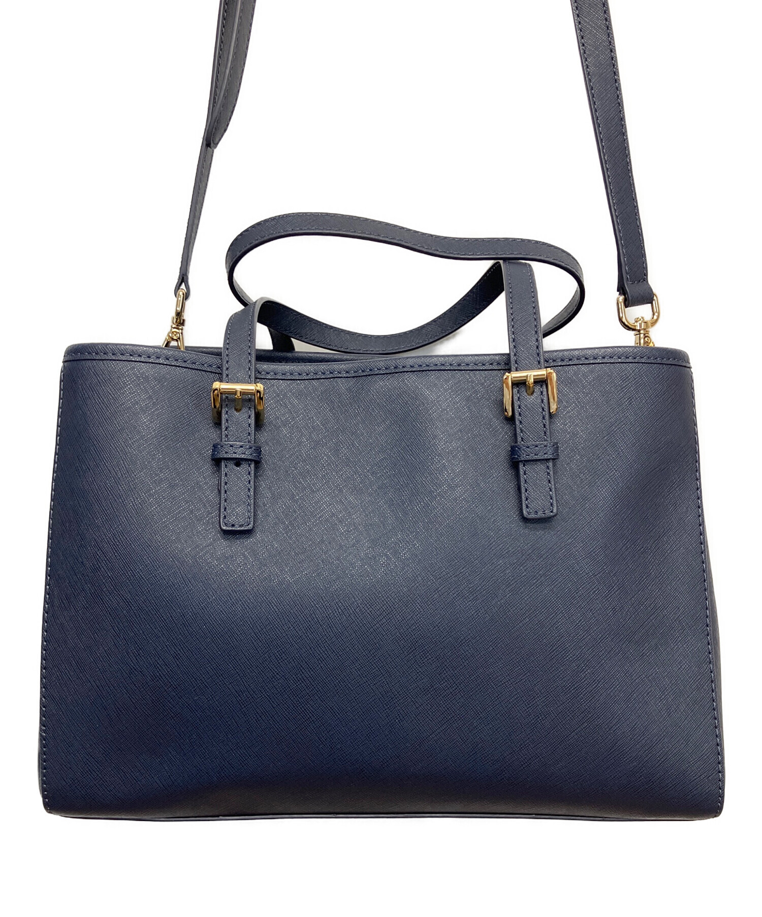 中古・古着通販】MICHAEL KORS (マイケルコース) 2WAYバッグ ネイビー