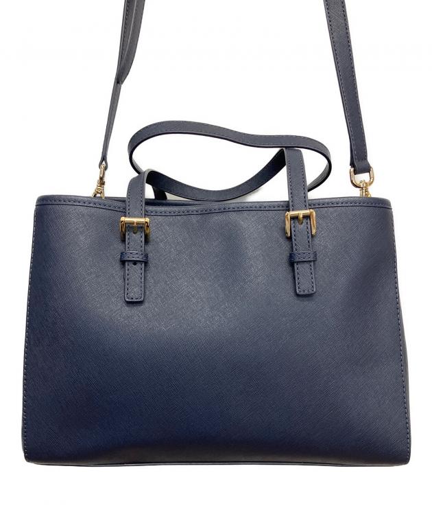 中古・古着通販】MICHAEL KORS (マイケルコース) 2WAYバッグ ネイビー