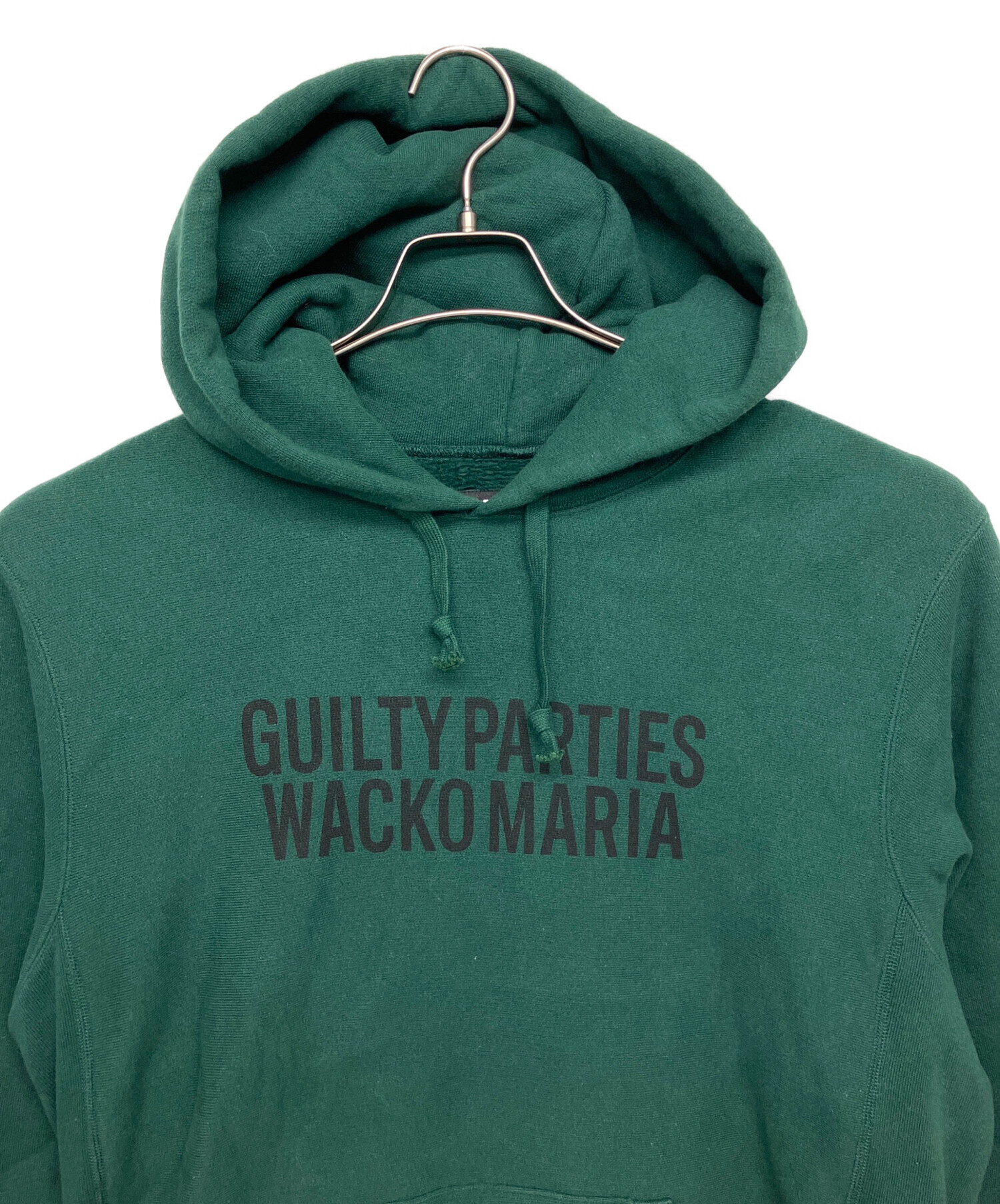WACKO MARIA パーカー オリーブグリーン 中古・古着通販】WACKO MARIA (ワコマリア) プルオーバーパーカー