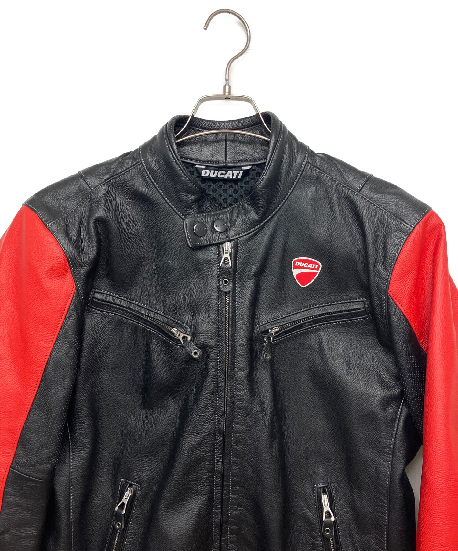 中古・古着通販】DUCATI (ドゥカティ) レザージャケット ブラック