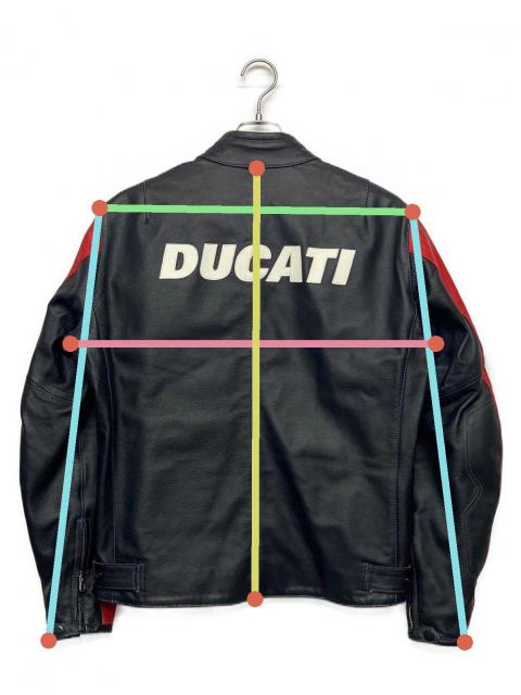 中古・古着通販】DUCATI (ドゥカティ) レザージャケット ブラック