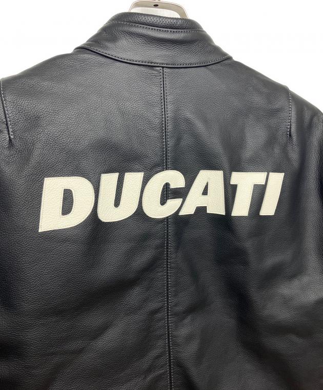 中古・古着通販】DUCATI (ドゥカティ) レザージャケット ブラック