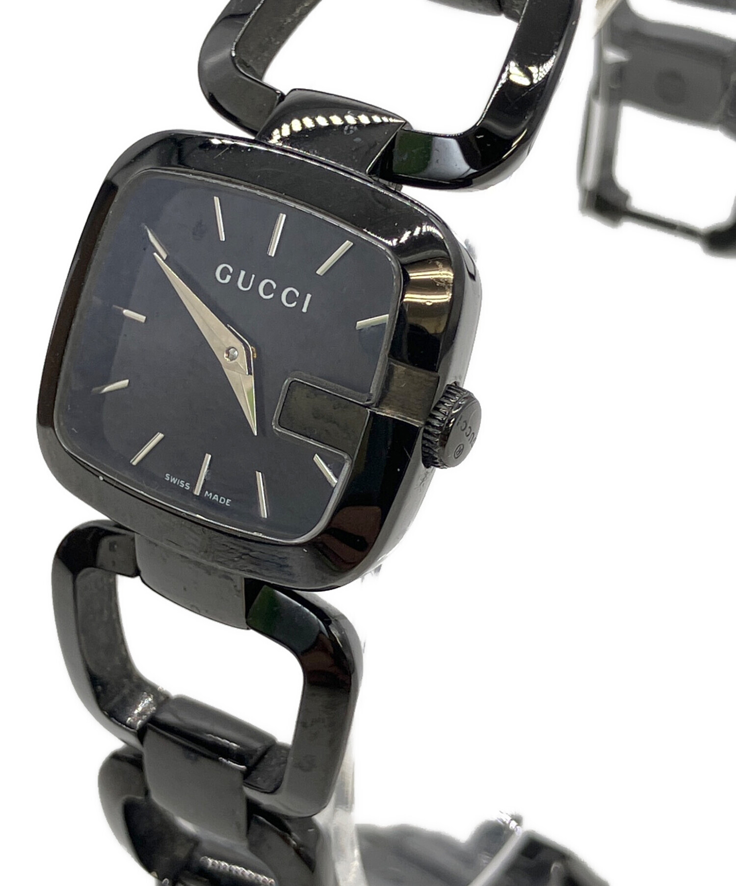 中古・古着通販】GUCCI (グッチ) リストウォッチ ブラック｜ブランド