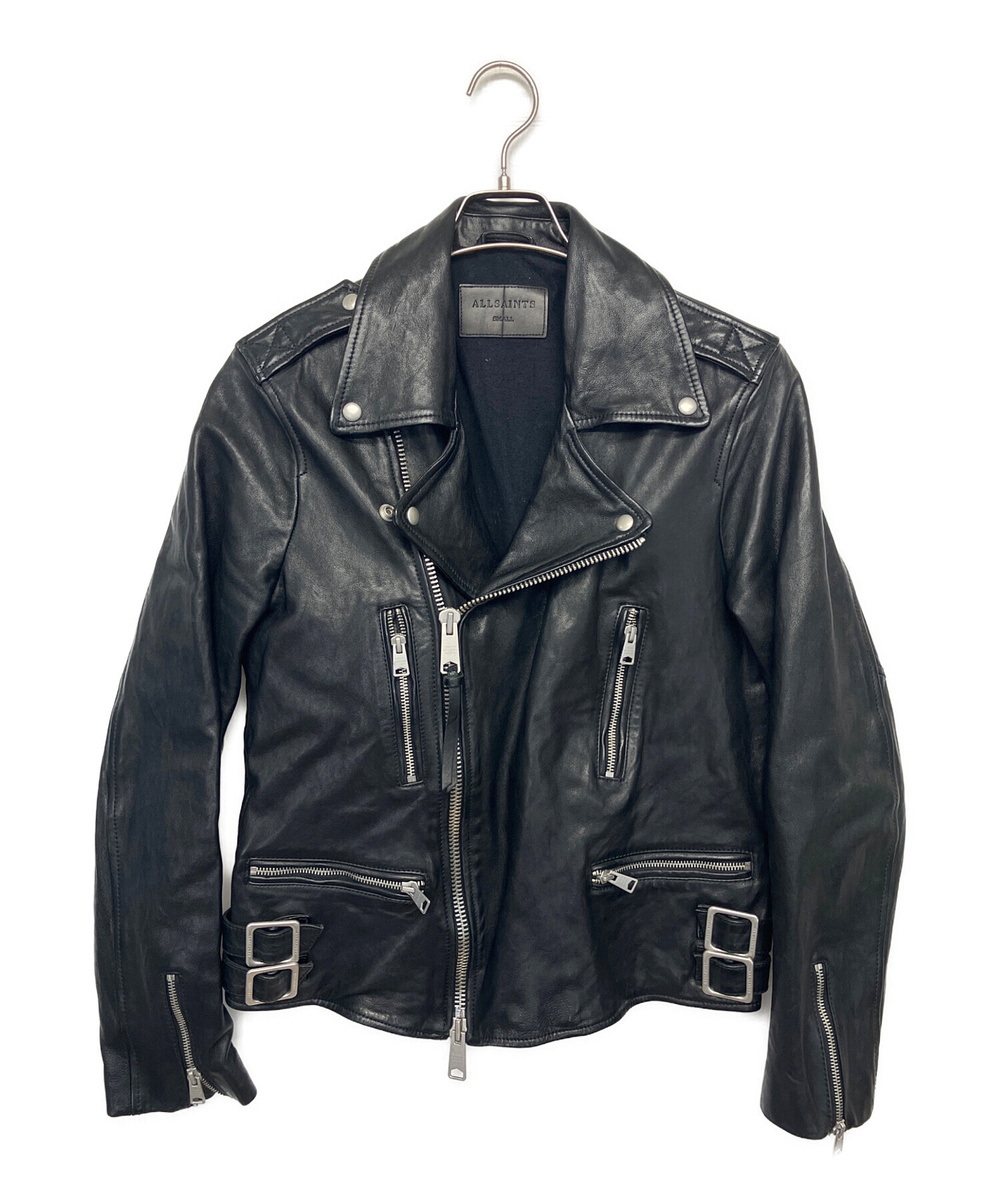 ALL SAINTS フロントダブルジップライダース 中古・古着通販】ALL SAINTS (オールセインツ) ダブルライダース
