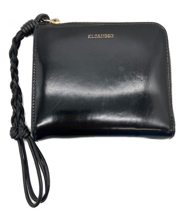 新品未使用　JIL SANDER コンパクトウォレット　ブラック 中古・古着通販】JIL SANDER (ジルサンダー) コンパクトウォレット