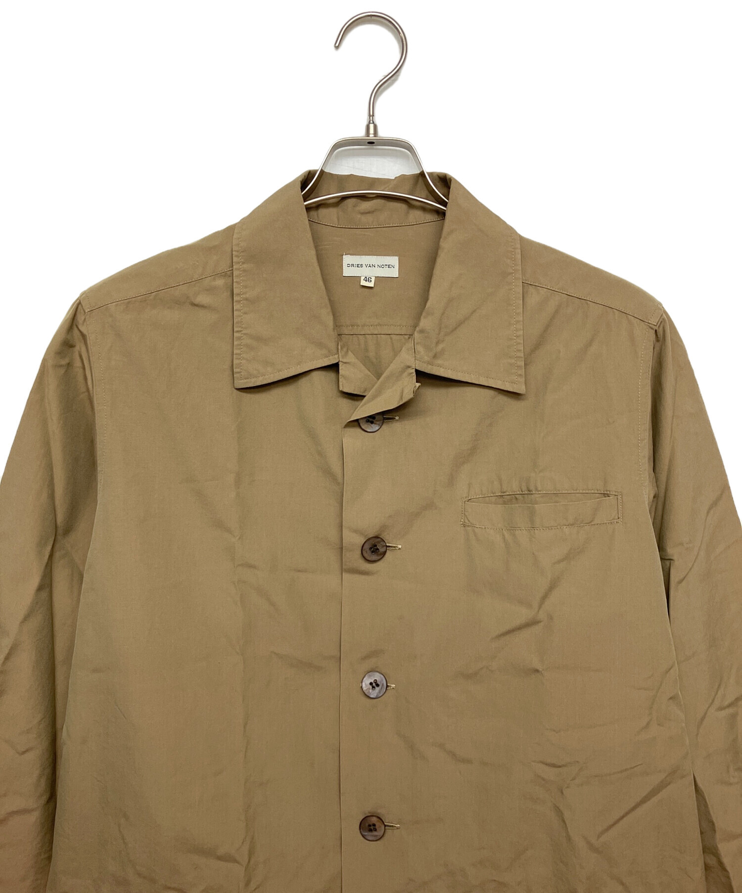 dries van noten シャツジャケット 古着 48 中古・古着通販】DRIES VAN NOTEN (ドリスヴァンノッテン) 5265260L