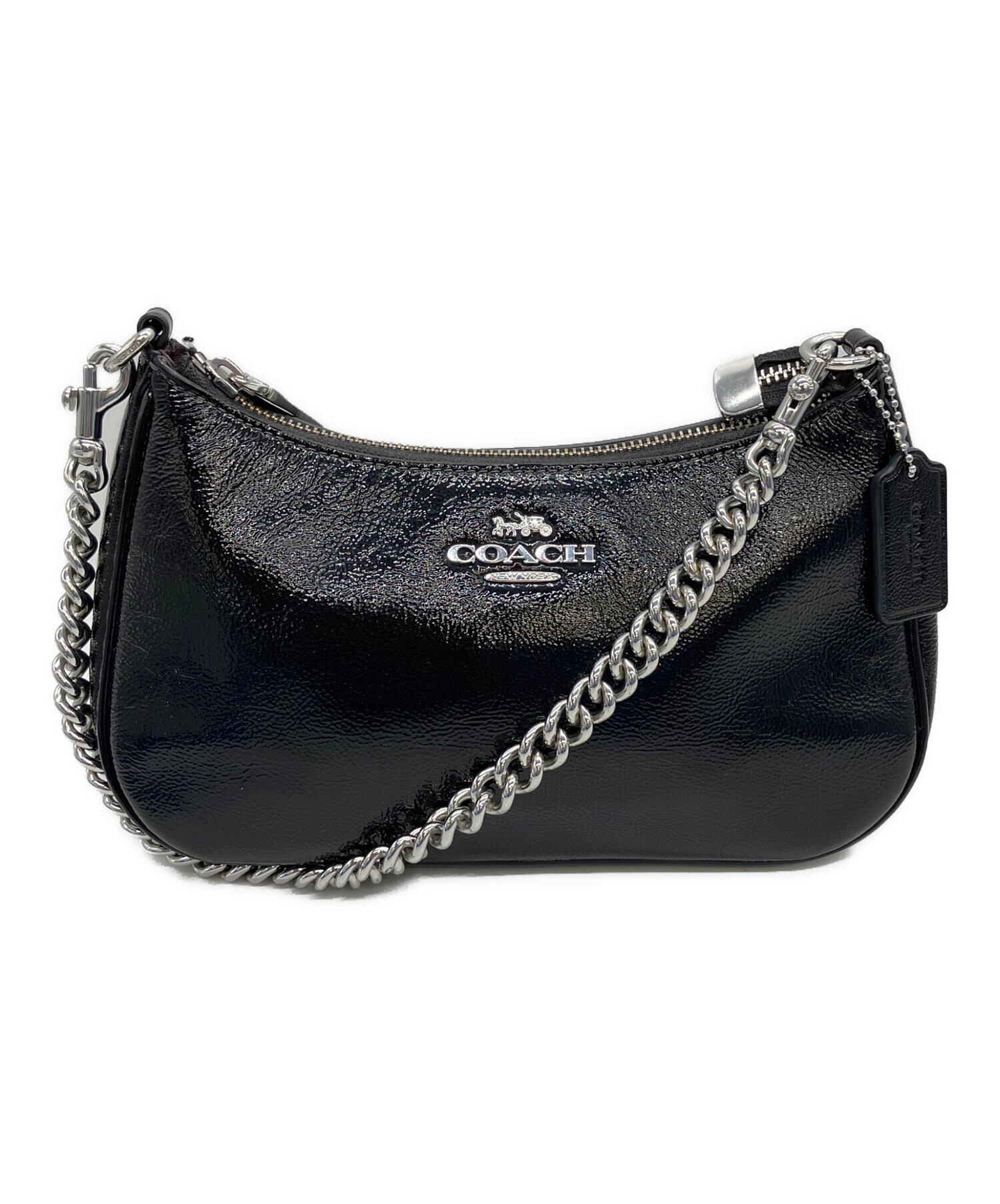 中古・古着通販】COACH (コーチ) テリ ショルダー バッグ ブラック