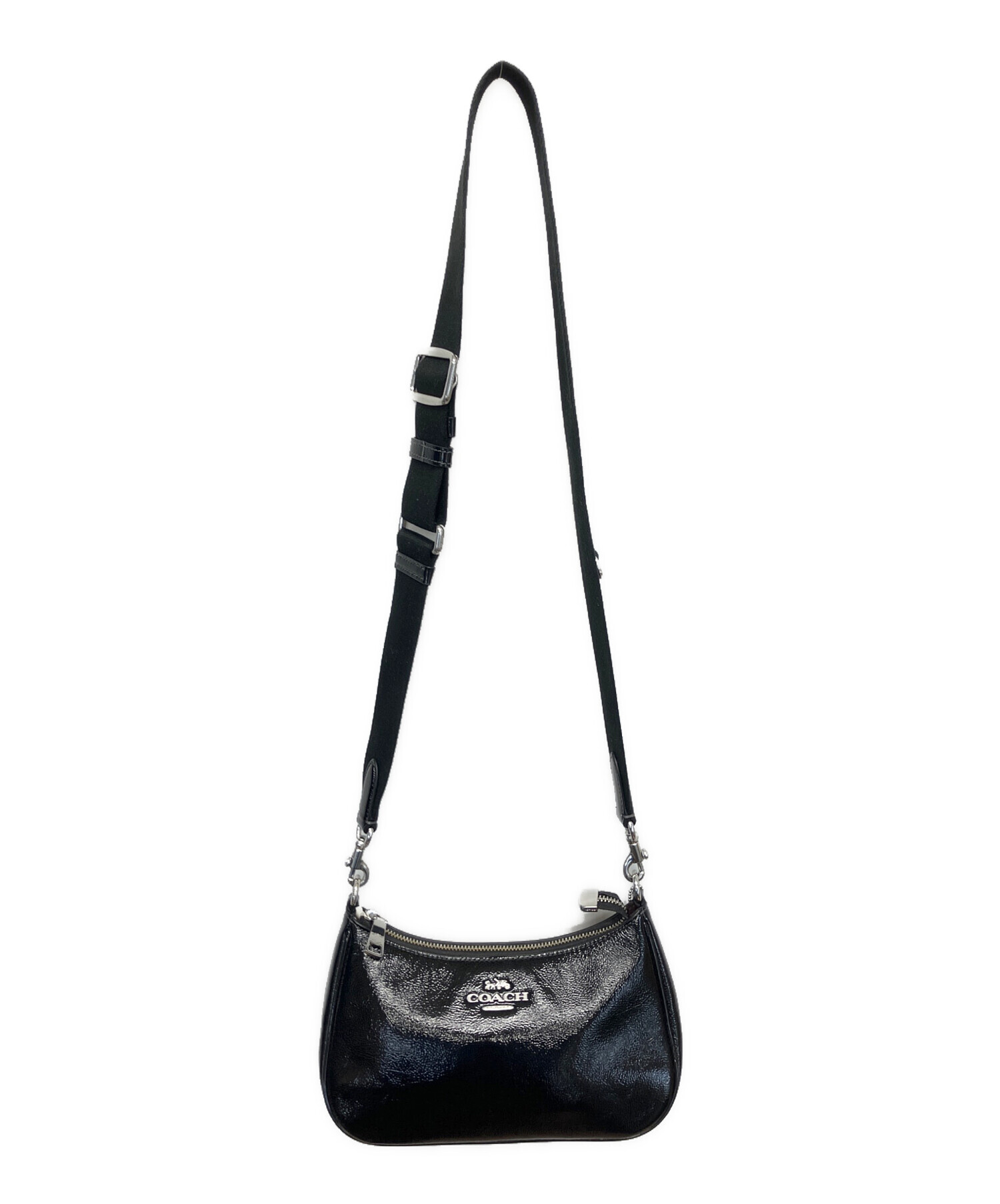 中古・古着通販】COACH (コーチ) テリ ショルダー バッグ ブラック