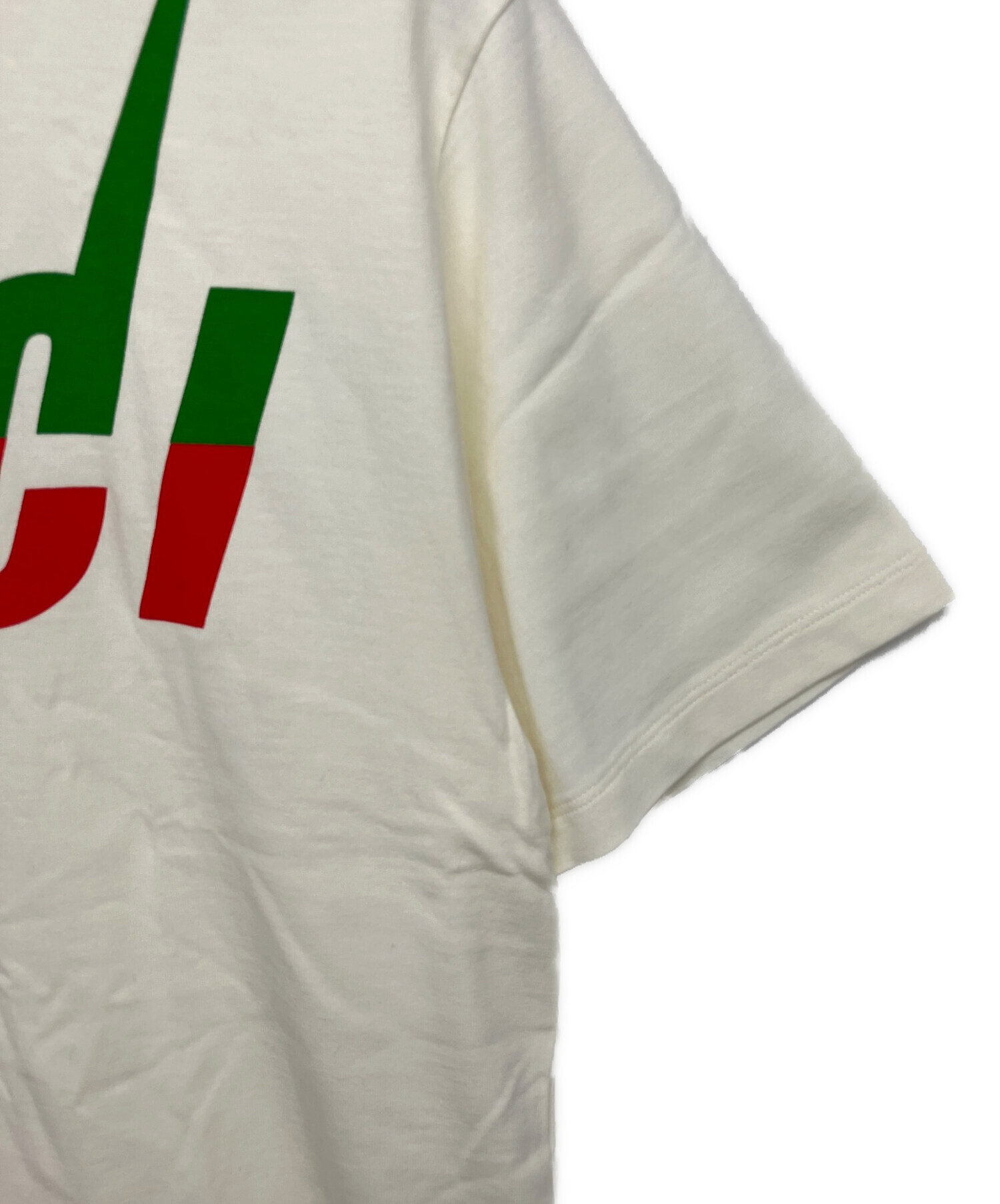 中古・古着通販】GUCCI (グッチ) 565806 半袖カットソー ホワイト